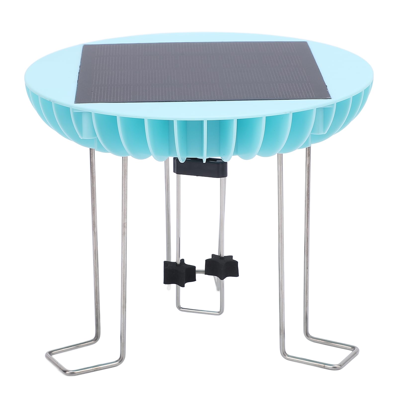 Agitatore Solare per Acqua, ABS, Vaschetta per Uccelli, Motore Brushless da 0,5 W, Pannello Solare, 5 V, 2 W, con Batteria da 1500 mAh, per Laghetto da Giardino, Vaschetta per Uccelli, Vasi