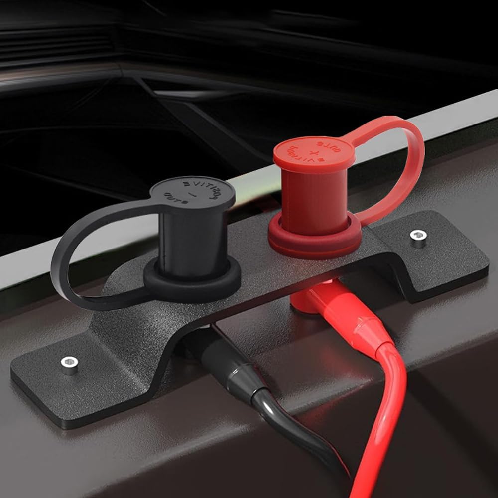 Namvo Kit de relocalisation de bornes génériques Câbles de démarrage de Batterie Support de Montage matériel pour Moteurs Yachts Véhicules Bateaux