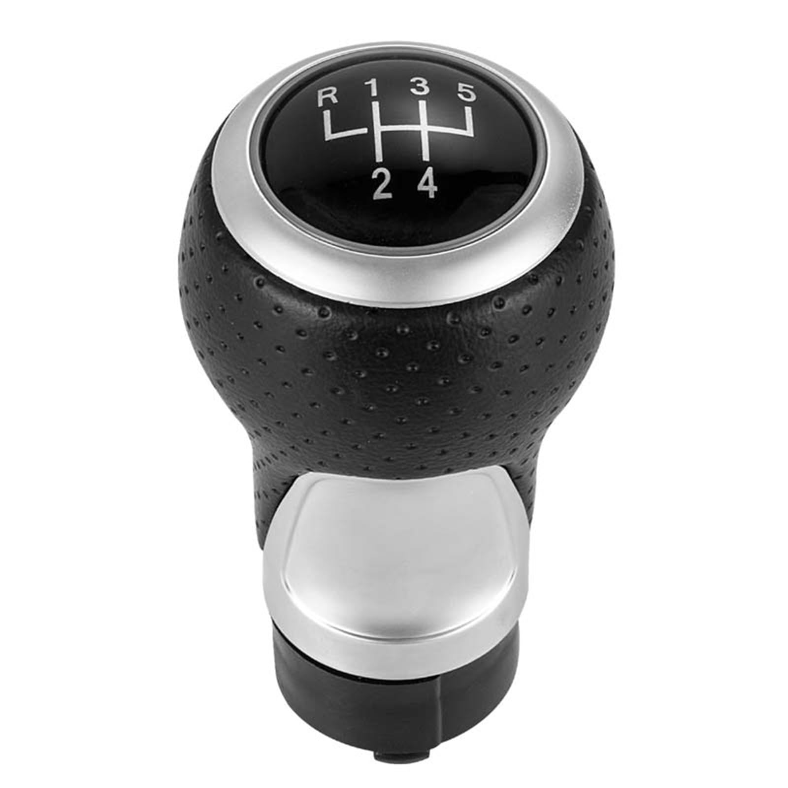 Hfswwlkj One Color Shifter Lever Compatible With Seat For Ibiza 6J For Leon Mk1 12Mm Car 5/6 Speed Shifter Stick Manual Gear Shift Knob Handball(Chrome R12345)