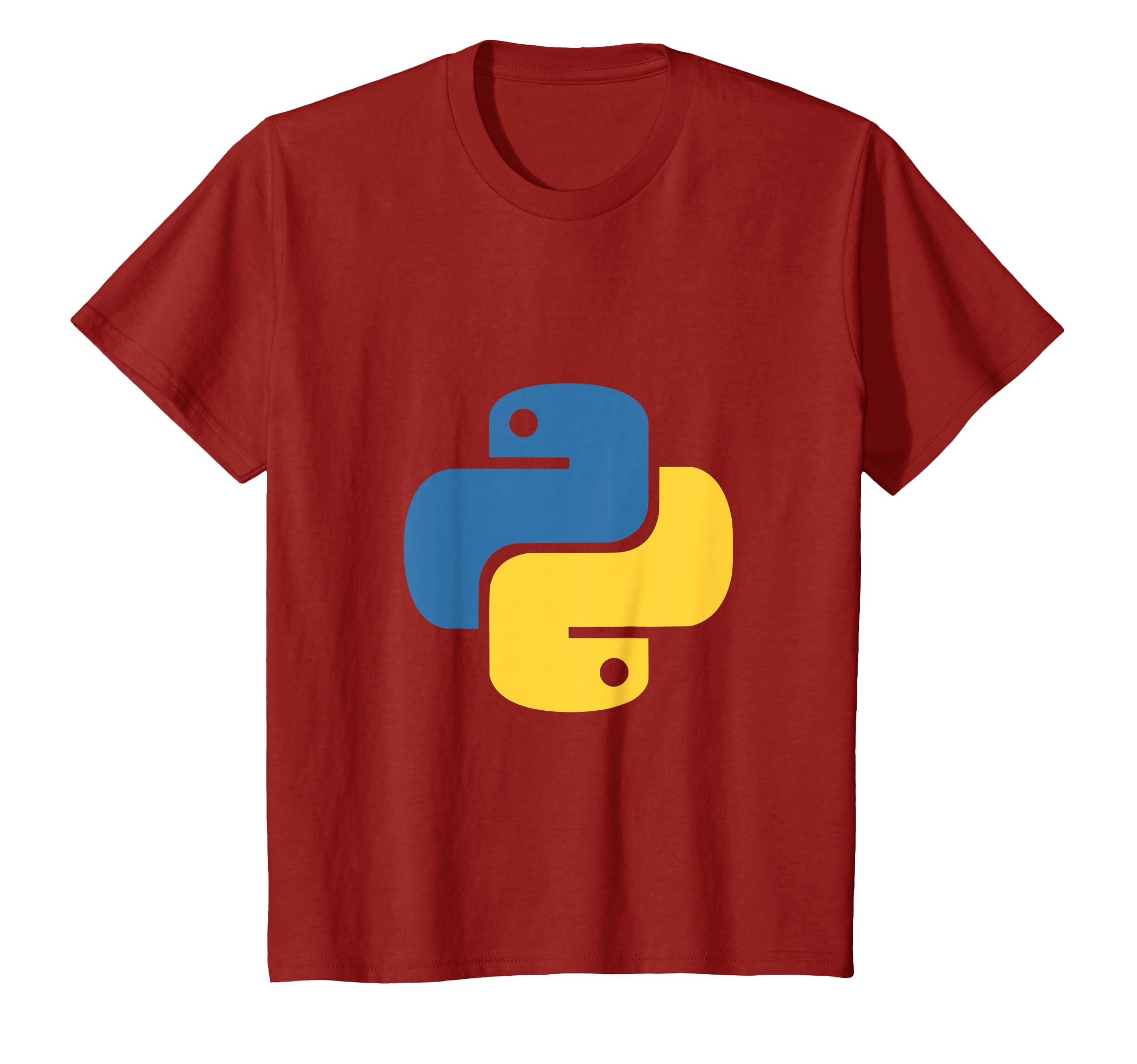 Amazon | 開発者向けの公式Pythonロゴ Tシャツ | Tシャツ・カットソー 通販