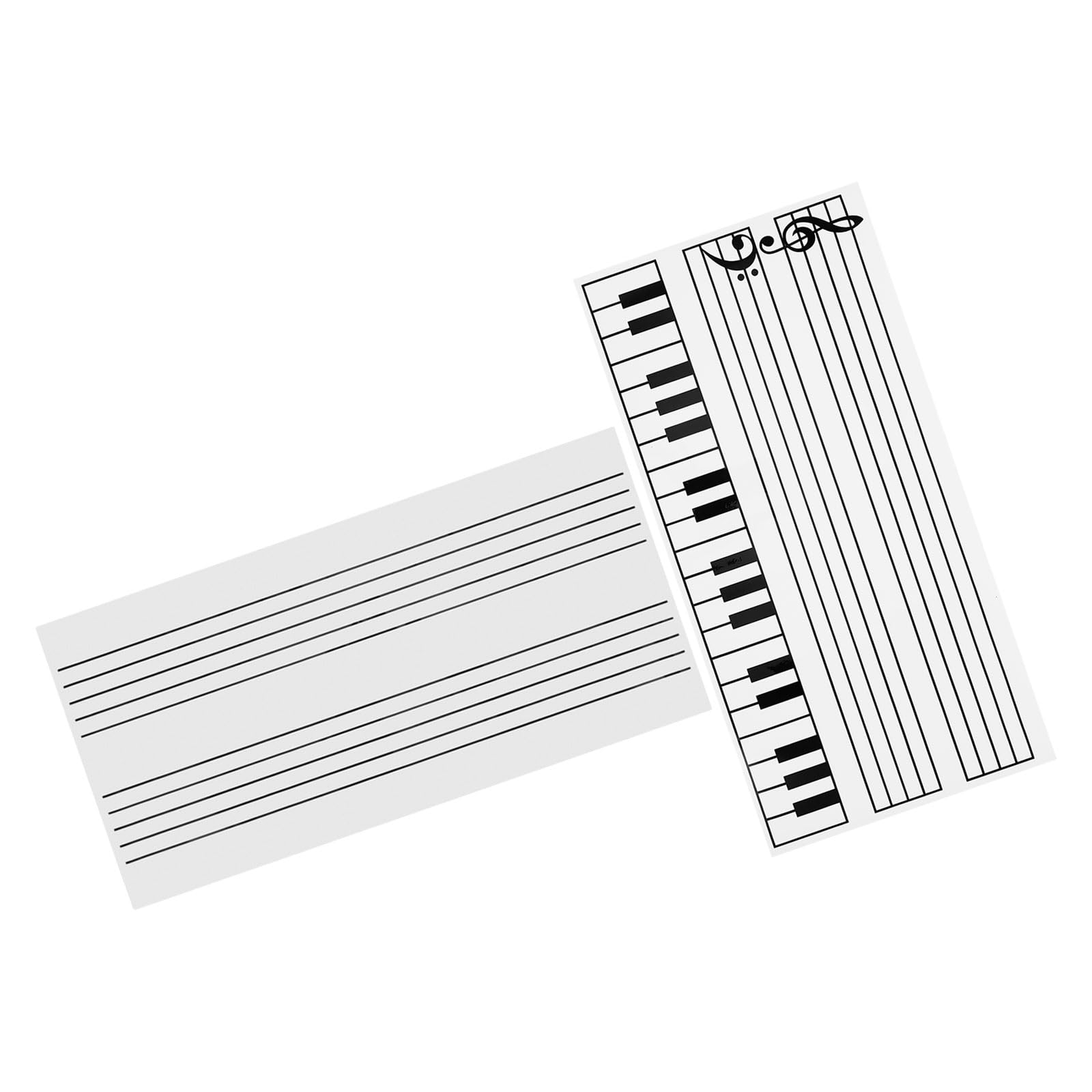 Lavagna Musicale Cancellabile Secco 2 Pezzi in Gomma Magnetica