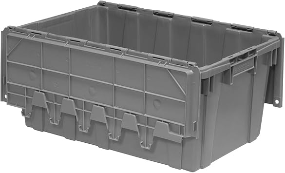 attached lid totes