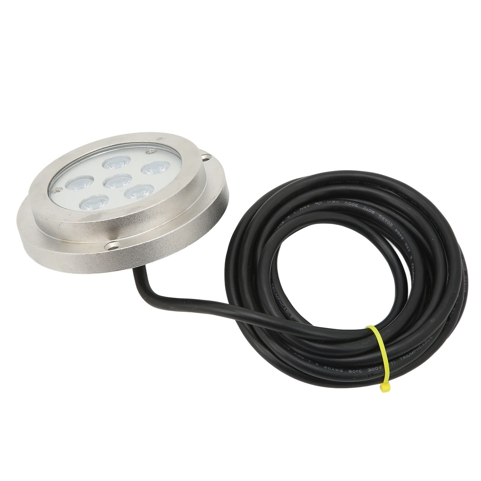 CHICIRIS Światło Podwodne łodzi Stal Nierdzewna 316 Morskie światło Podwodne 12 V 24 V DC 17 W IP68 RGBW 6 LED 3,8 Cala dla Jachtów Statki Motorówki Basen Fontanna Oświetlenie