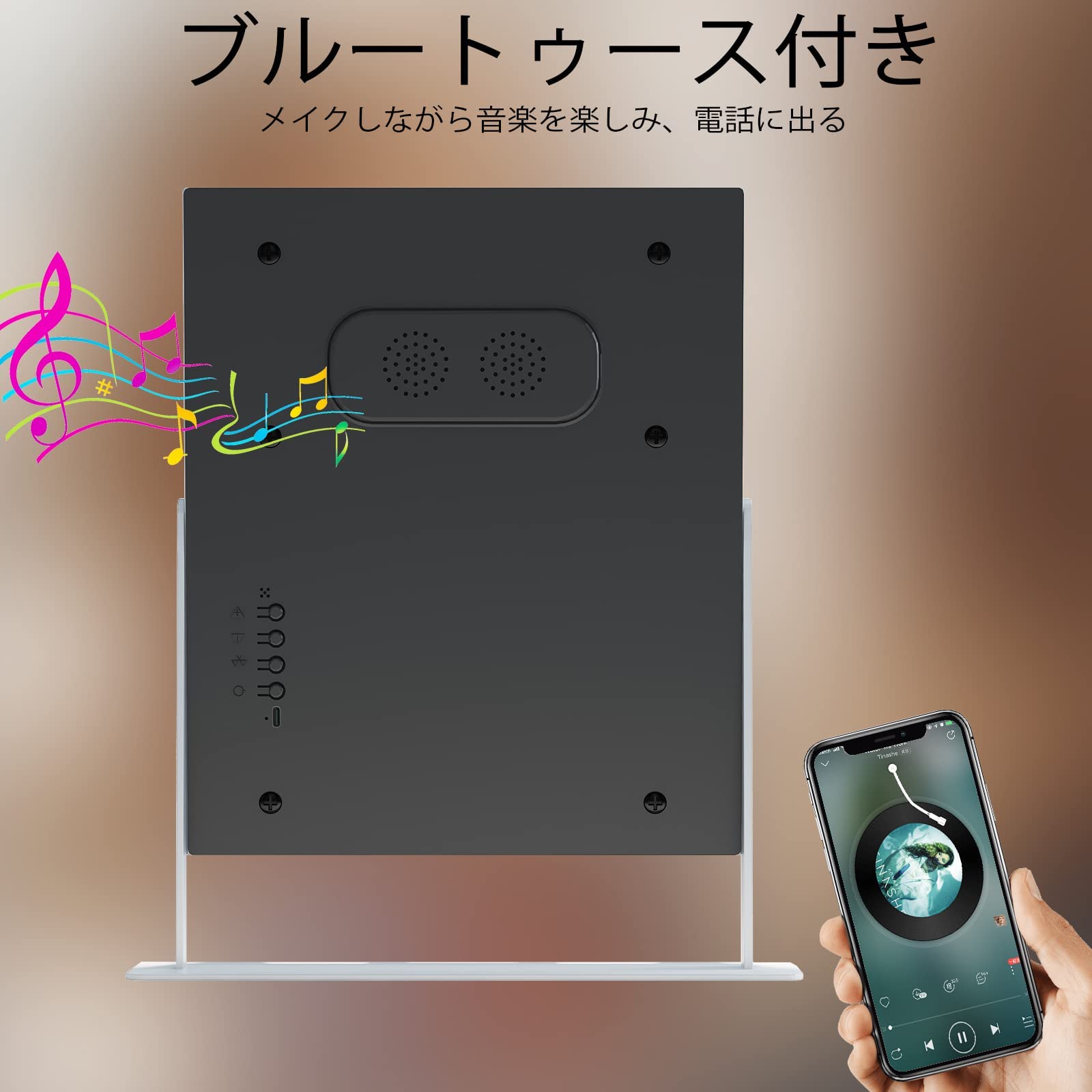 Hansong 女優ミラー ハリウッドミラ メイクミラー 拡大鏡付き 3色切替 Amazon.co.jp: Hansong 女優ミラー 化粧鏡 卓上ミラー ライト