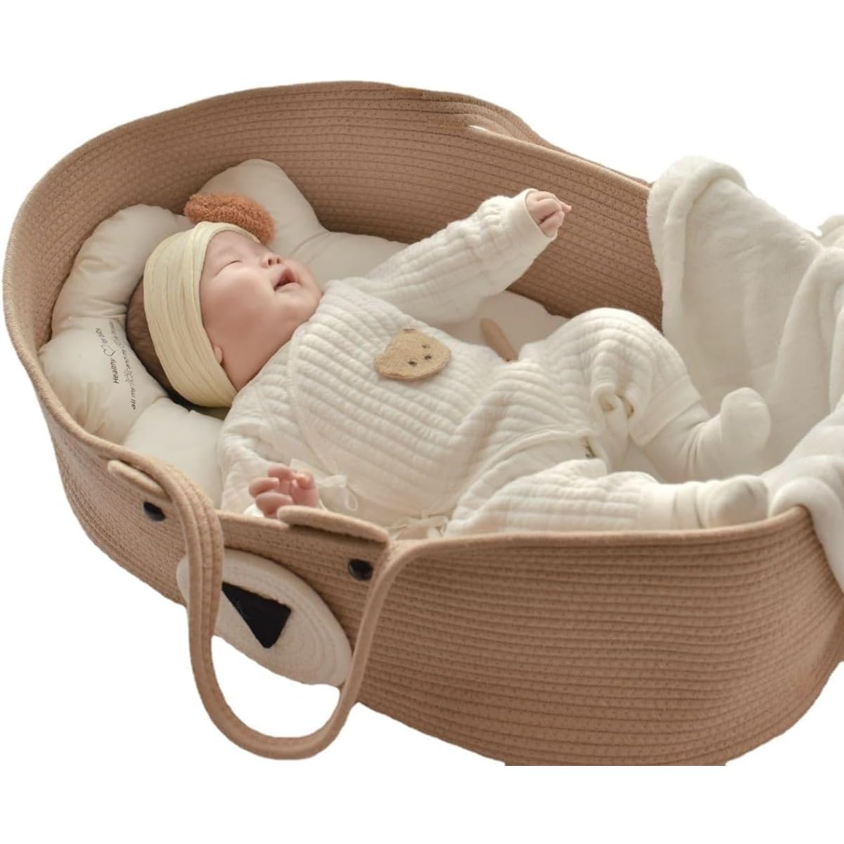 【新品未使用品】ベビークーファン Amazon | Kziazoi 赤ちゃん ベビーかご 添い寝ベッド クーファン