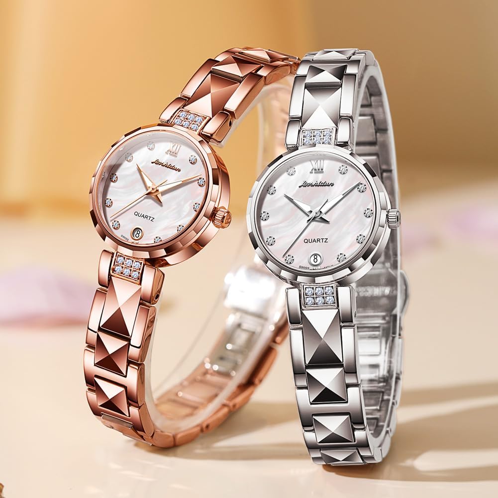 OLEVS Automatic Women's Watches Skeleton Starry Sky Ladies Watch Silver Rose Gold Mechanical Luxury Business Dress Diamond Luminous Waterproof Wrist Watches Watches - Image 3