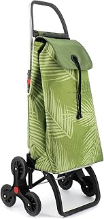 ROLSER I-Max Costa Rica 6 Wheel Stair Climber Foldable Shopping Trolley - Kaki