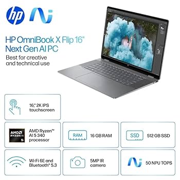 AI HP OmniBook X/駆動２６時間/Wi-Fi ７/16GB/1TB HP OmniBook X 14-fe 製品詳細 - ノートパソコン | 日本HP
