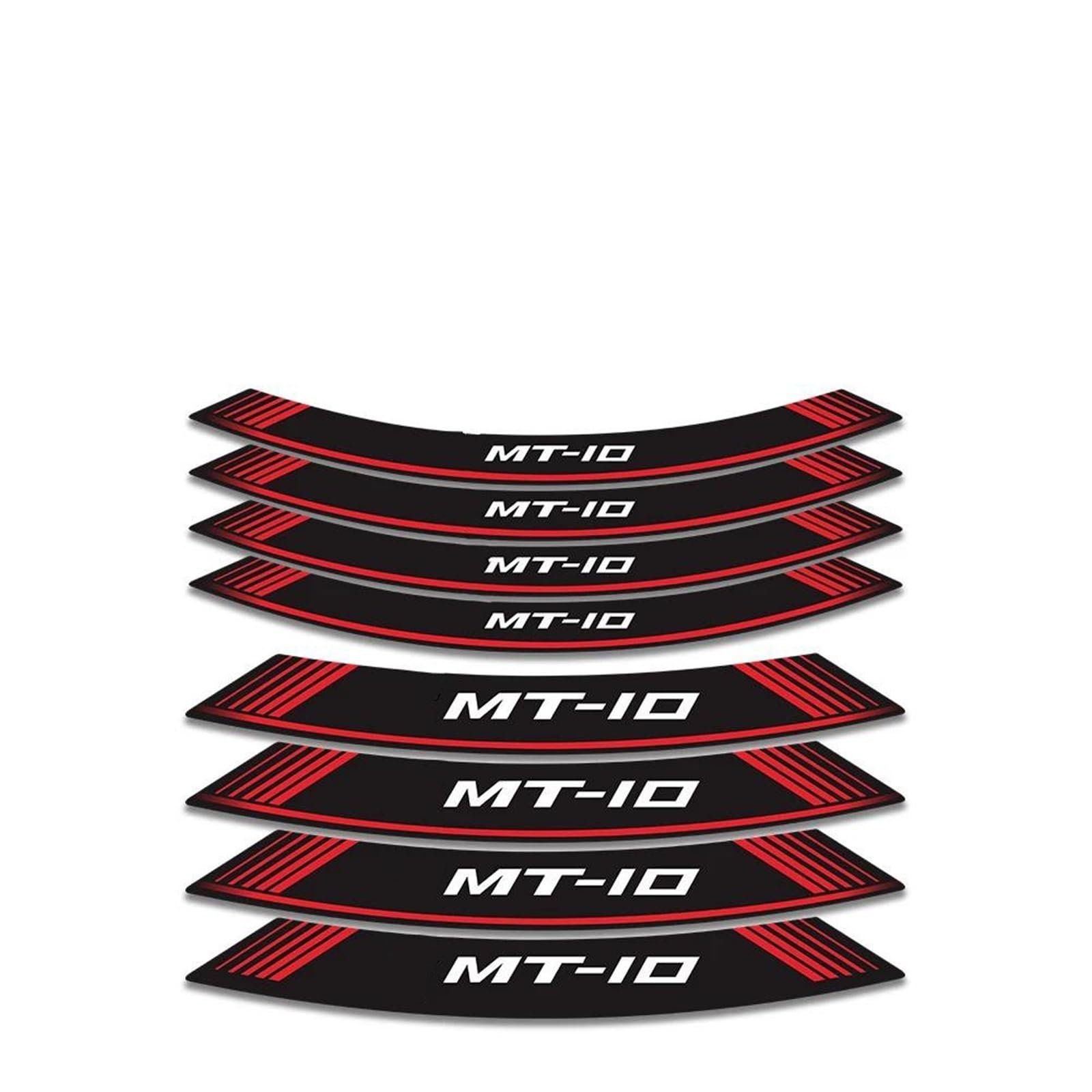 Stickers Motorcycle Stickers Reflective Wheel Rim for MT-10 MT10 Mt 10(Style 2)