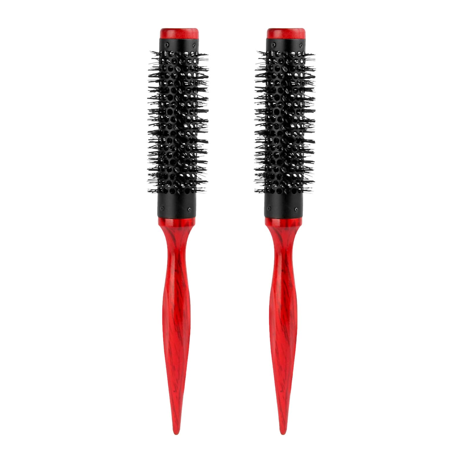 Cepillos redondos de nailon ultrafinos para rizar el cabello en pack de 2 piezas 8