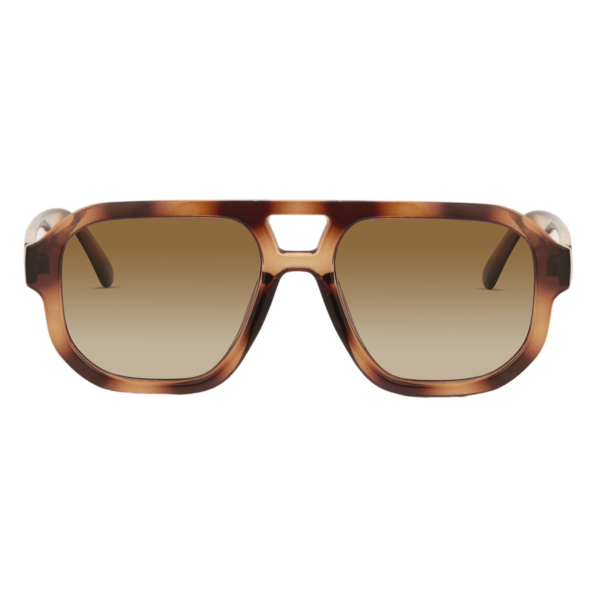livho Trendy Polarized Square Aviator Sunglasses Women Men Square Eyewear Frame, Retro Sun Glasses for Women Men 2025 Shades