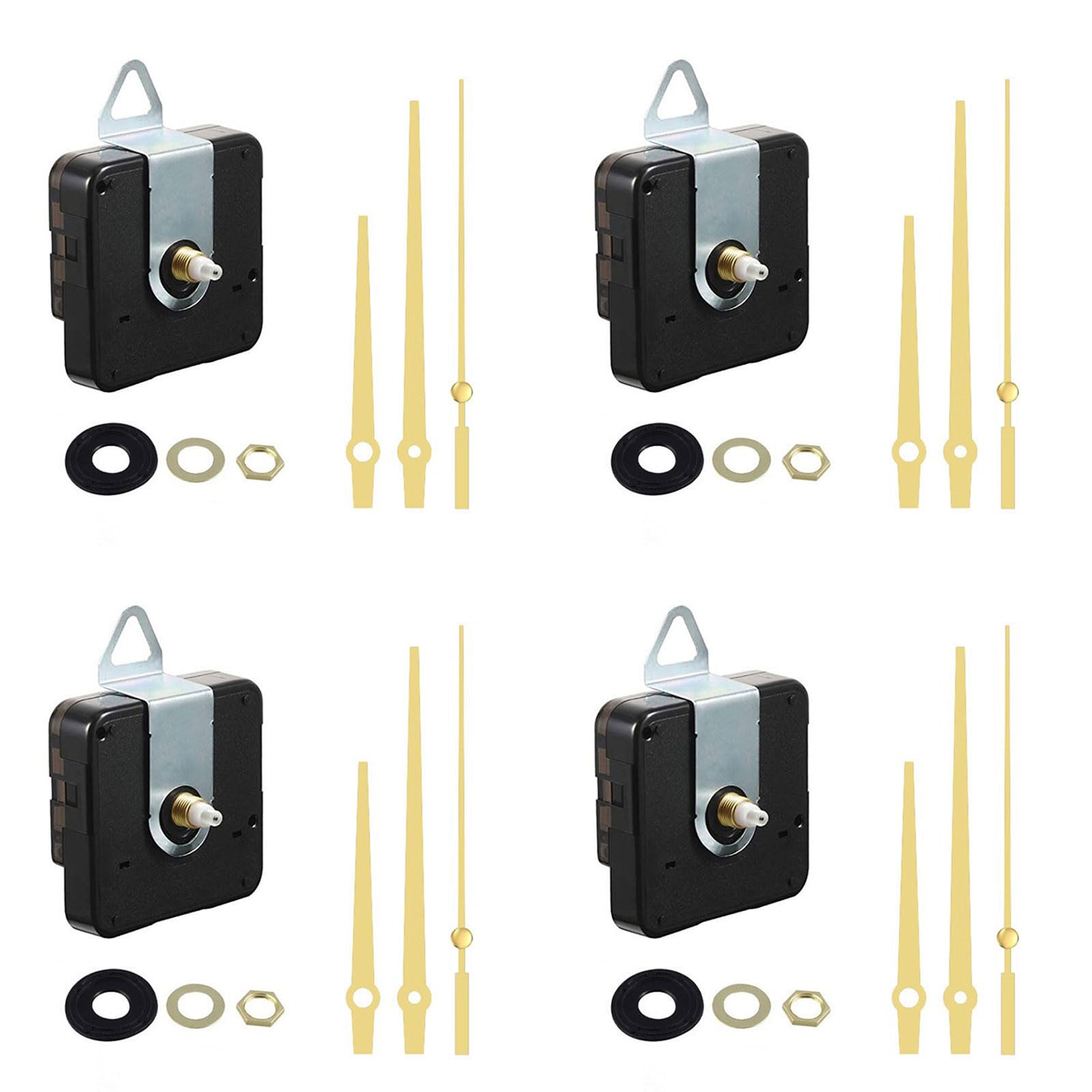 Xjdzineq Quiet Clock Movement High Accuracy Noiseless Operating for Wall Desk Clock Replacement Quiet Second Mechanism