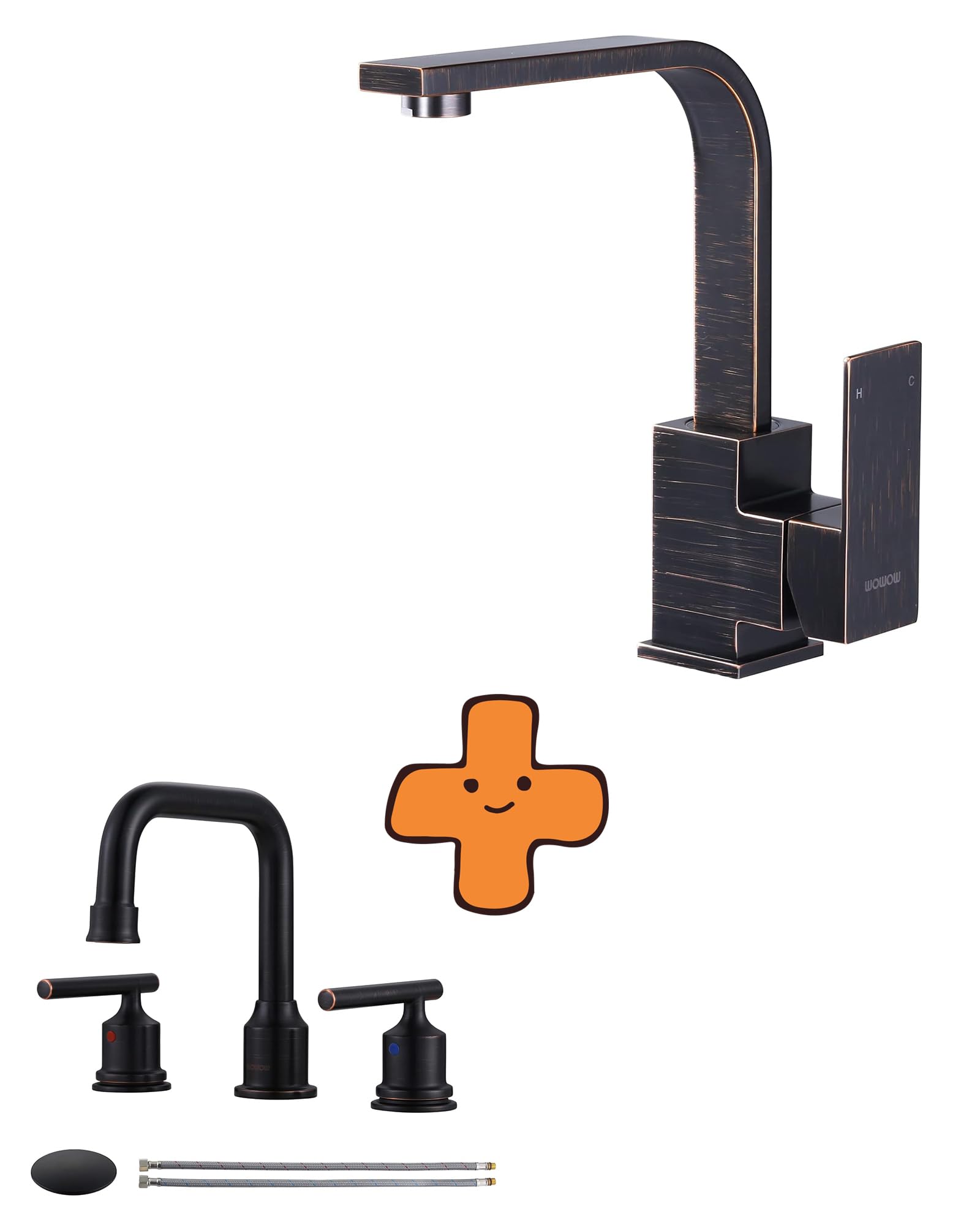 Jnfidosr Bronze Modern Bar Sink Faucet Oil Rubbed And Bathroom Faucet