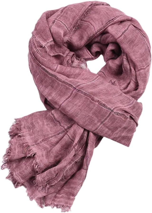Men Scarf Tie-Dye Striped Men's Striped Soft Scarves Casual Male Soft Shawl