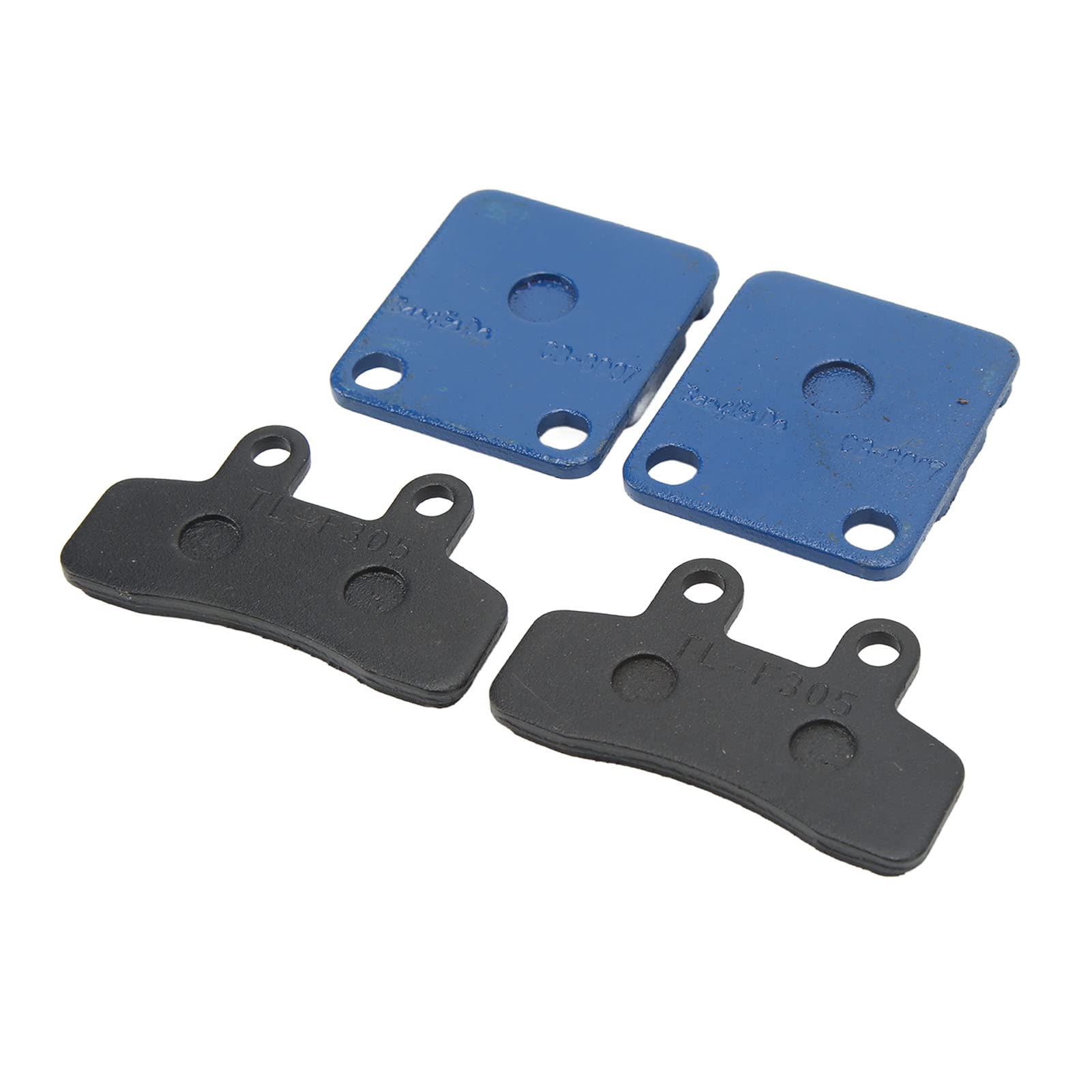 Brake Pad Set, Ceramic Brake Pads Responsive Braking Stable Performance Ceramic Metal Temperature Resistance for 50CC 70CC 90CC 110CC 125CC Motorcycles ATVs