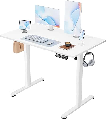Furmax Electric Standing Desk, 40 x 24 Inches Sit Stand