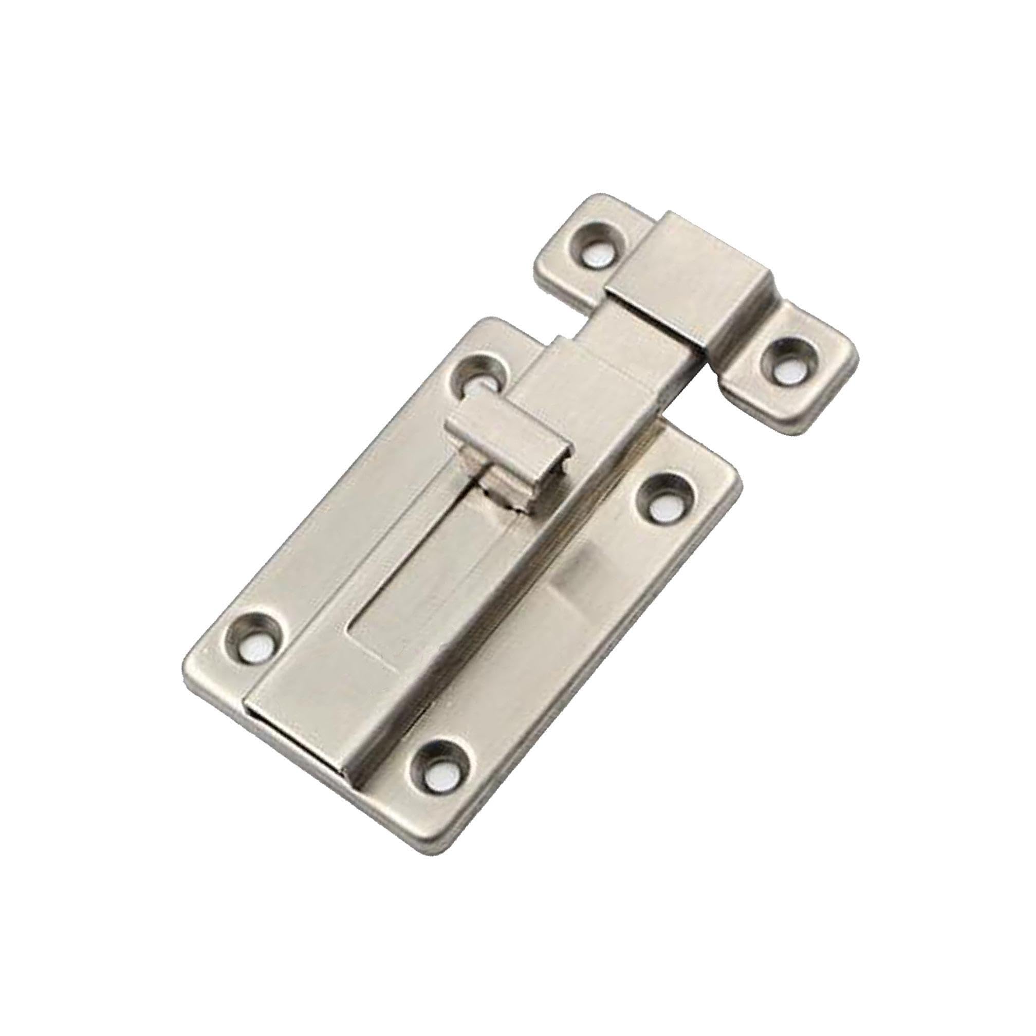 AUYXSSZ Heavy Duty and Reliable Door Security Slide Latch Lock with Screws 3inch Yard Garage
