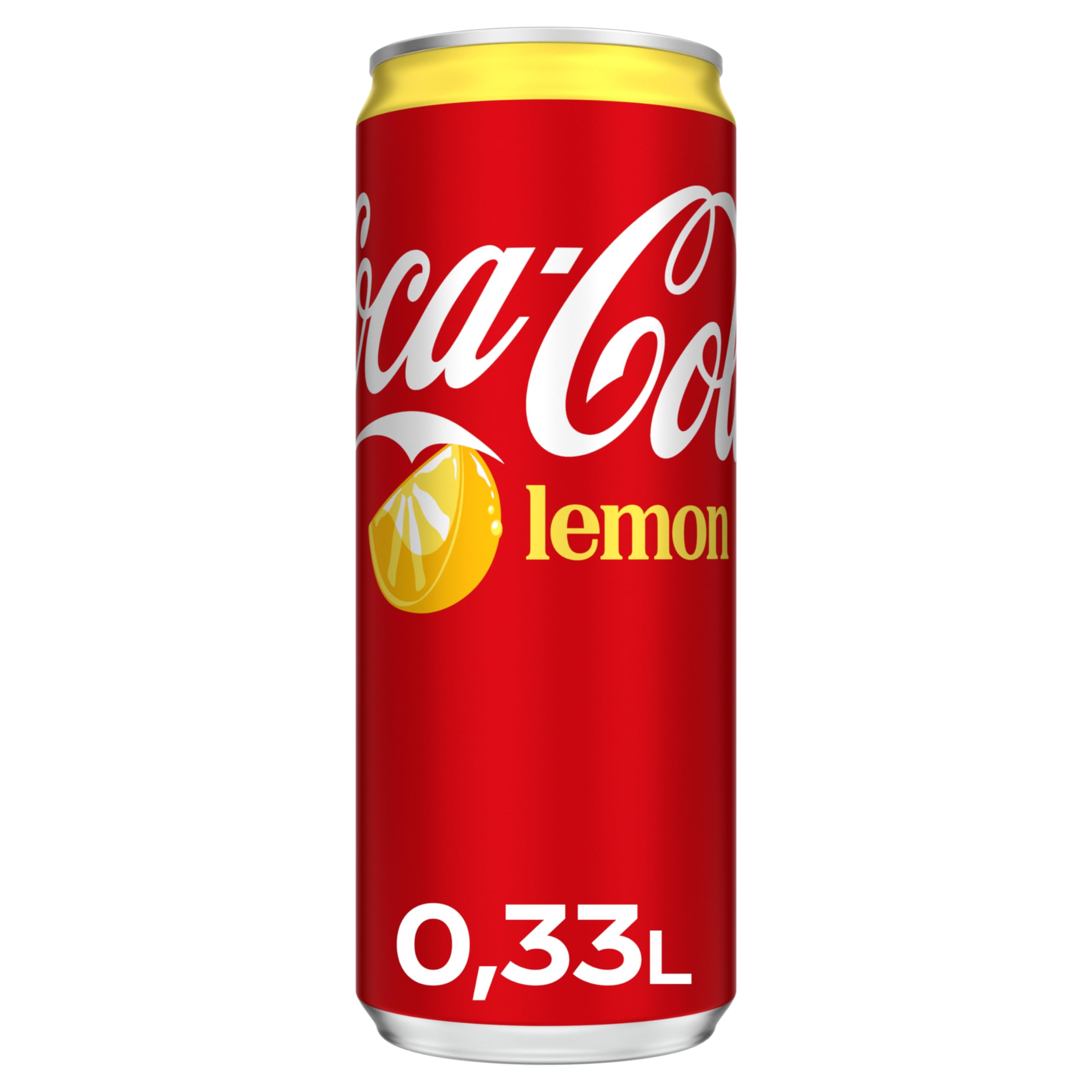 Coca-Cola Lemon - fruchtiges Erfrischungsgetränk mit Zitronen-Geschmack - koffeinhaltiger Softdrink in Einweg Dosen (24x 330ml)