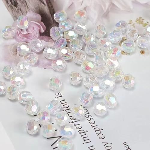 Cuentas de plástico, cuentas de color Ab, cuentas de poni láser coloridas para bricolaje, joyería, manualidades, collares, pulseras, aretes,