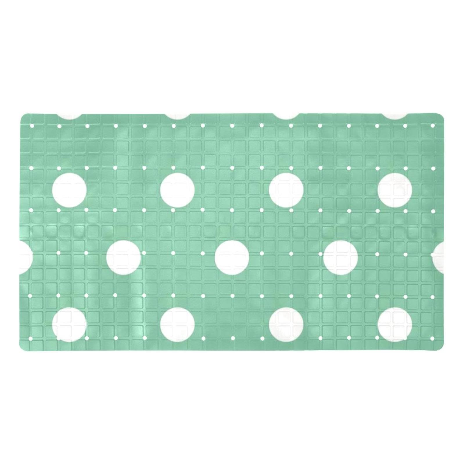 Tapete antideslizante para bañera rectangular de secado rápido gris