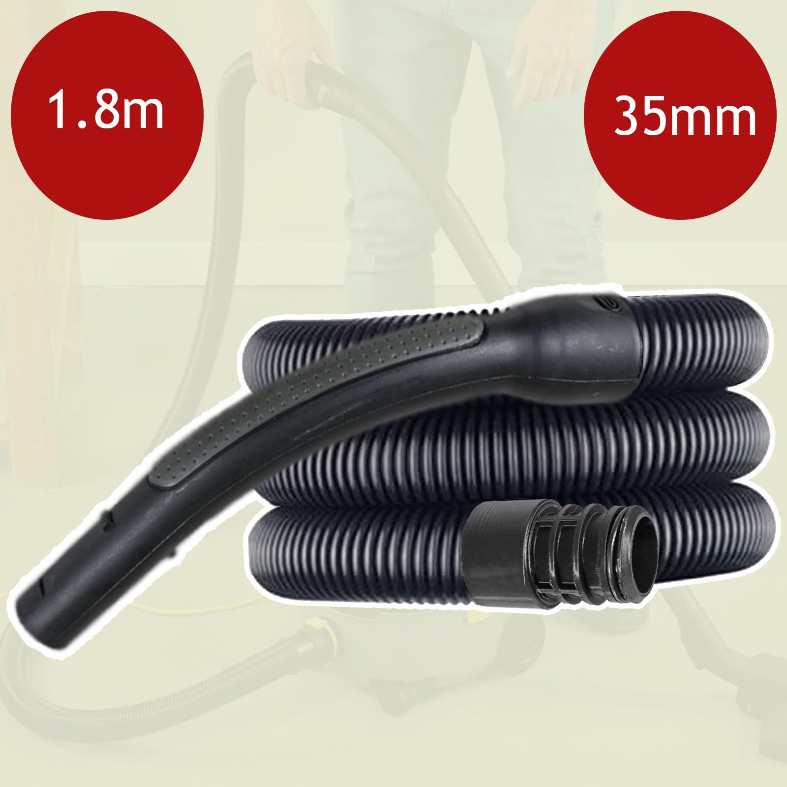 SPARES2GO Tuyau d'aspiration pour aspirateur Karcher T7/1 T8/1 T9/1 T10/1 T11/1 T12/1 T15/1