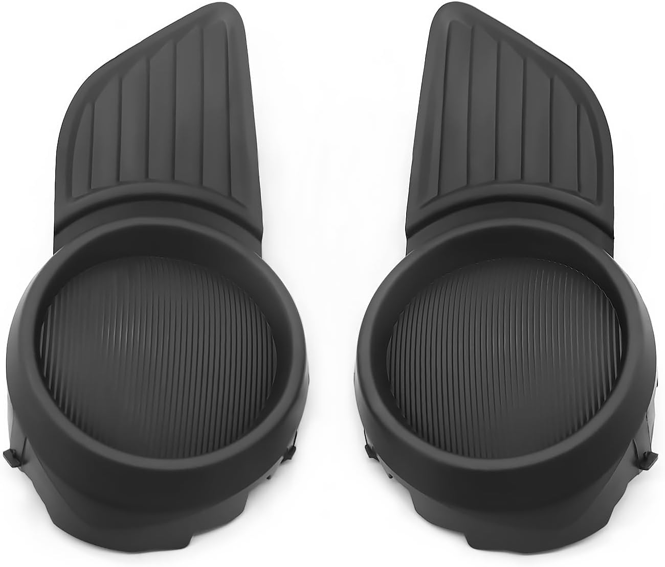 2Pcs Driver and Passenger Side Fog Light Covers Compatible with 2011-2017 Sienna 5212708020 5212808020 TO1039169 TO1038169