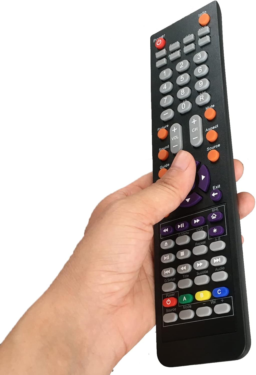 Replacement Remote Control Compatible for Sceptre TV DVD
