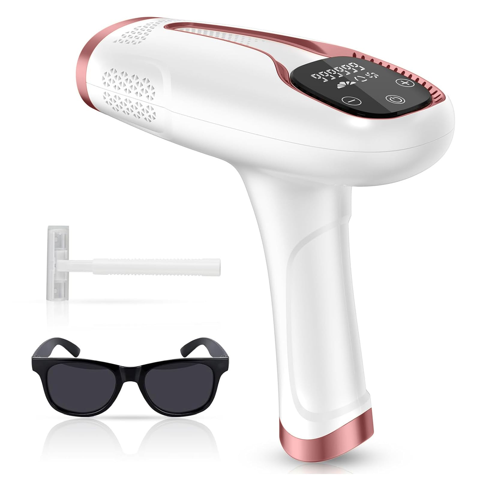 SPOWAY Depiladora IPL, Depiladora Laser Definitiva con Función de Cuidado de Enfriamiento de Hielo, 999.999 Destellos Sin Dolor IPL, Dispositivo de Depilación para Axilas, Cara,Piernas, Brazos, Línea de Bikini