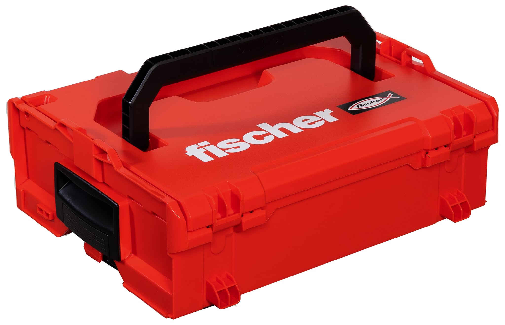 fischer L-Boxx FLB 136, robuste Aufbewahrungs- und Transportbox, stapelbar, kompatibel mit L-Boxx System, einfaches Handling durch Klicksystem, flexibel anpassbar, langlebig und sicher