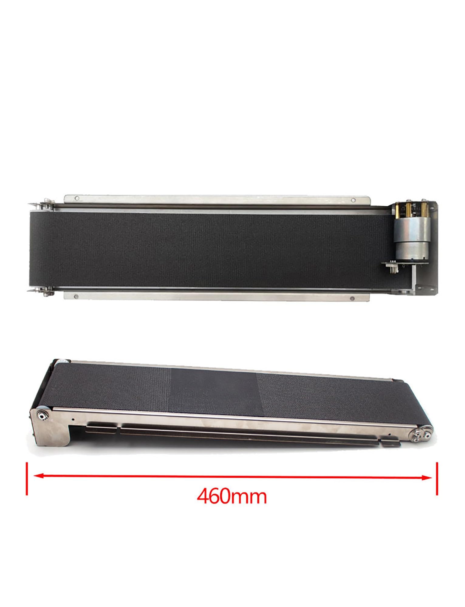 Generisch Mini-Förderband aus Edelstahl, 24 V, 460 mm, Mini-Förderband-Verkaufsautomat aus Edelstahl, mit automatischem Förderband for die Ladespur(Machine only)
