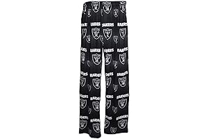 Las Vegas Raiders Men's Scatter Pattern Pajama Lounge Pants
