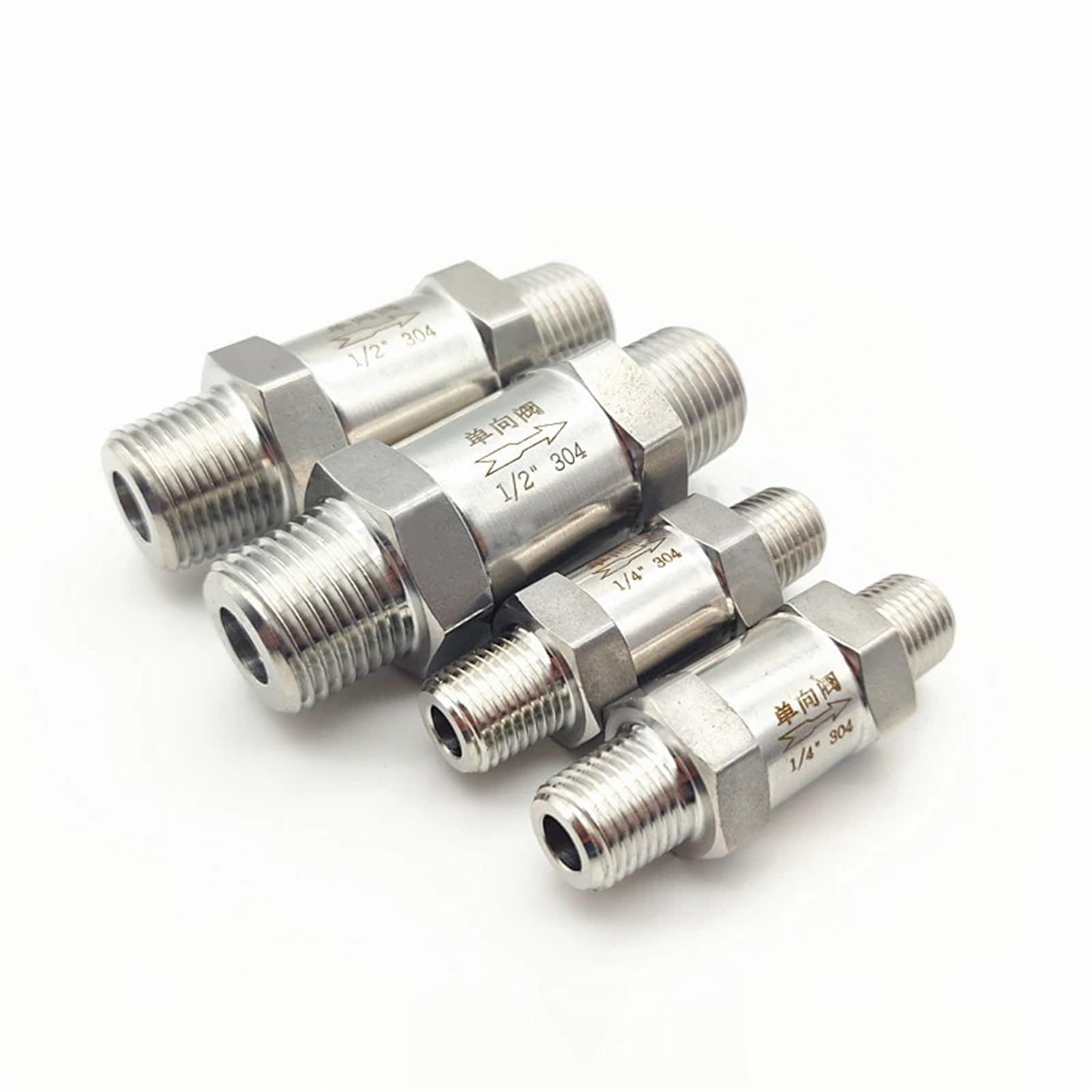 Clapet anti-retour pour circuit domestique et jardin inox 1/8