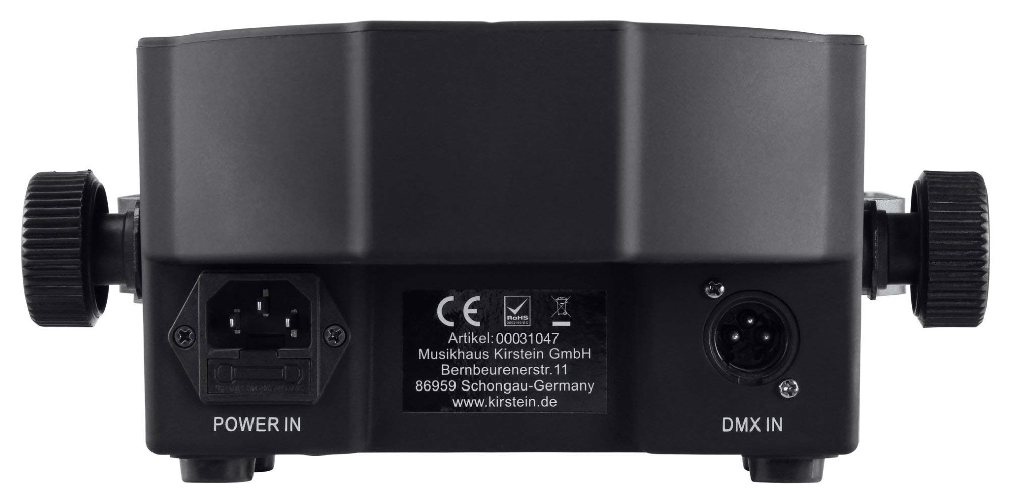 Showlite FLP-144 Flatline panel LED reflektor (PAR reflektor, światło dyskotekowe, oświetlenie sceniczne, lampa, 144 LED/RBG mixing, przyłącza: DMX In/Out, 6 trybów DMX)