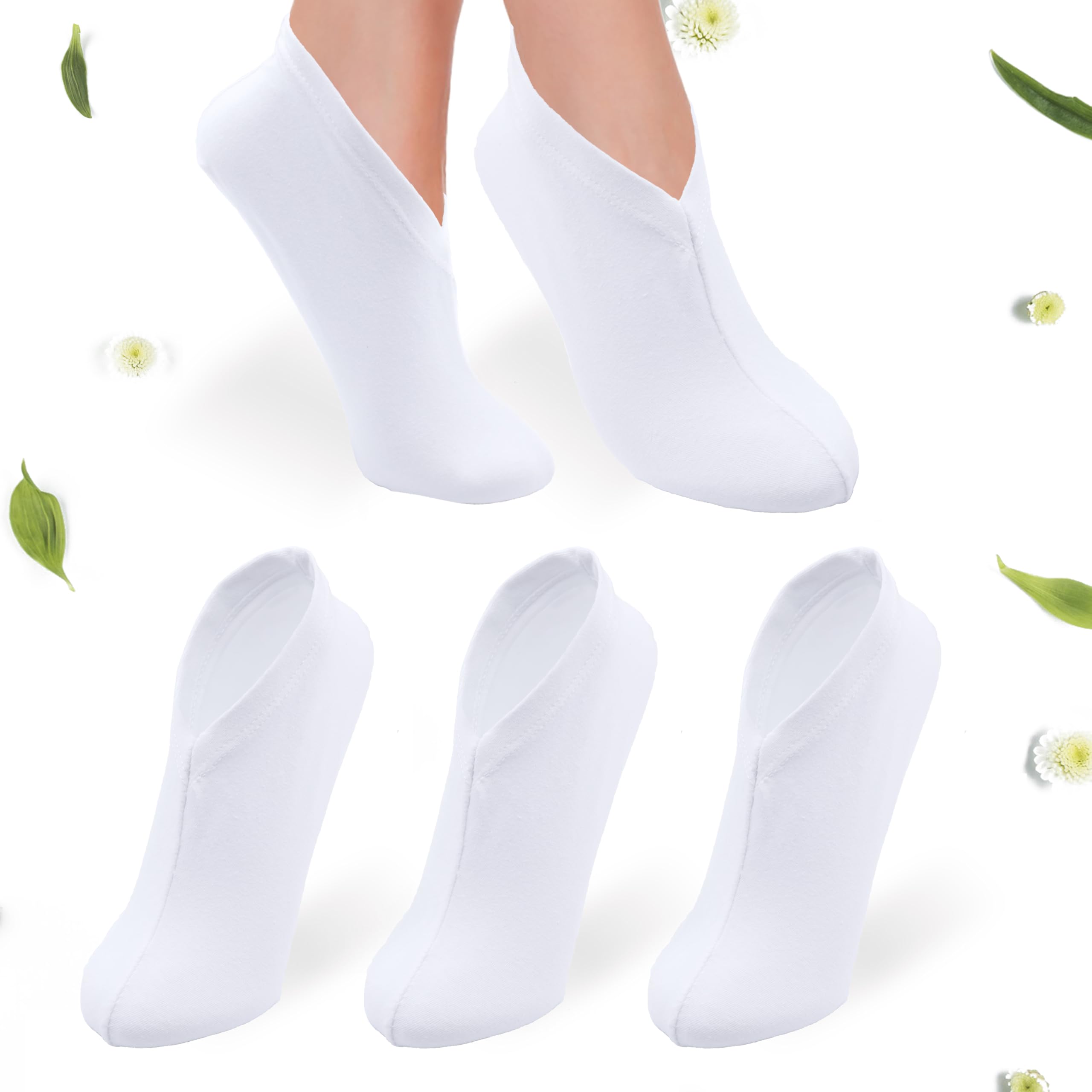 Pairs Moisturizing Socks Lotion Socks for Dry Feet Overnight, Cotton  Moisture Enhancing Socks Moisturizing Foot Socks Overnight Absorbing