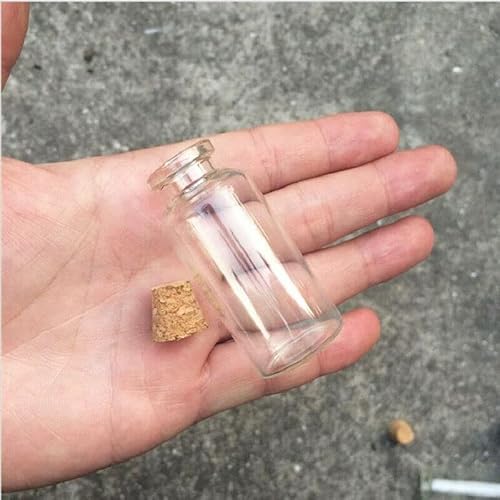 LORD C Empty Spell Jars Small Glass Bottles With Cork Lids Miniature Potion Bottle For Diy Arts Crafts Decoration Weddings Wish Jewelry Party Favors Storage Accessories (5) - Cosy Home Interiors LORD C Empty Spell Jars Small Glass Bottles With Cork Lids Miniature Potion Bottle For Diy Arts Crafts Decoration Weddings Wish Jewelry Party Favors Storage Accessories (5) - Image 5