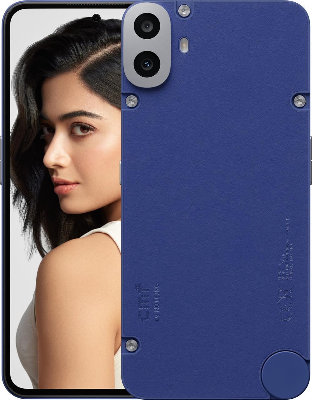 CMF by Nothing Phone 1 5G (Blue, 6GB RAM, 128GB Storage) | Expandable Upto 2 TB | 50MP+2MP | 16MP Front Camera | Dimensity 7300 5G Processor | 6.67 AMOLED Display | 33W Fast Charging | Designed 2 Last