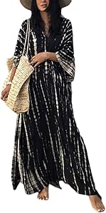 Robe,Caftan De Grande Taille Pour La Plage, Tunique Très Ample à Porter