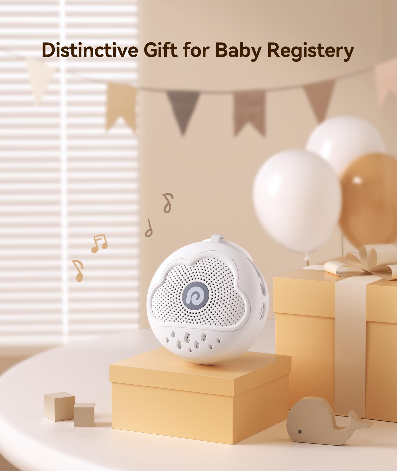 Macchina Rumori Bianchi per Neonato D11Max+ con Copertura in Silicone Senza BPA, 21 Suoni Rilassanti, Macchina Rumore Bianco con Copertura in Silicone Durevole & A Prova di Caduta per Bambini Attivi