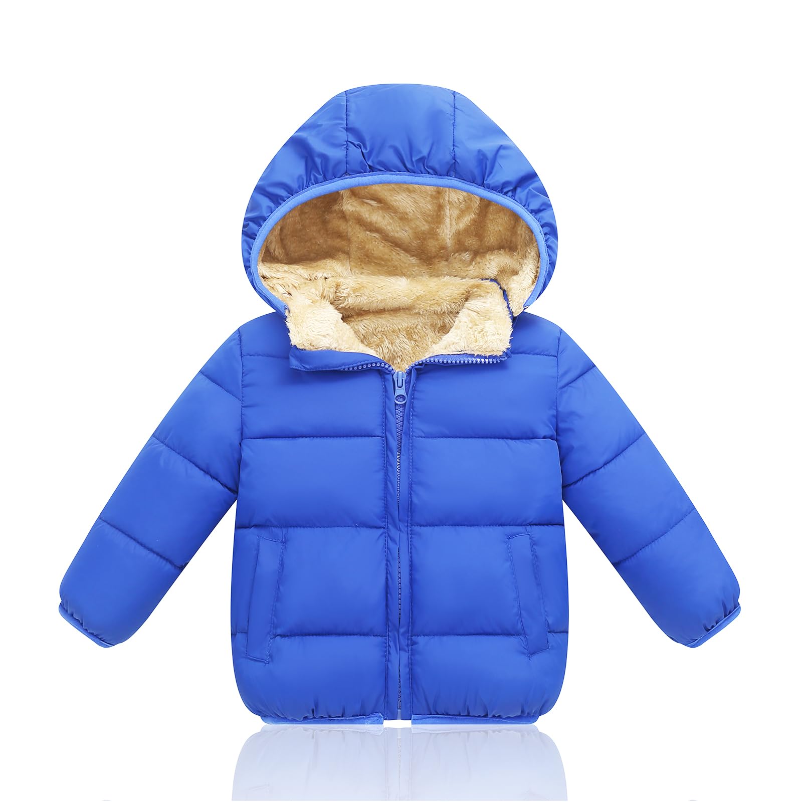 Toddler Winter Jacket Baby Boys Girls Fleece Coats