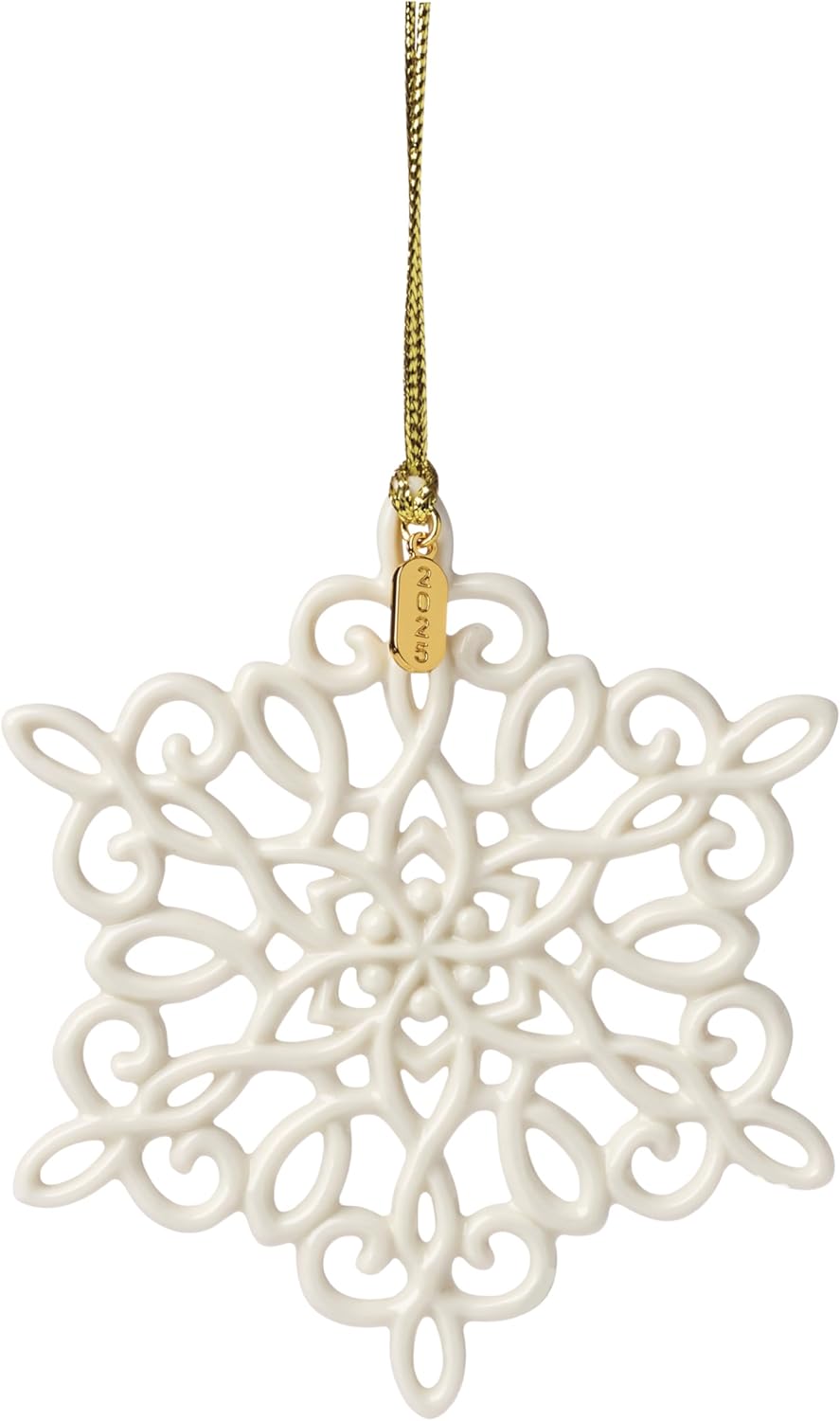 Hot Deals Today 🇺🇸 – Lenox Ornament, 2025 Snow Fantasies Snowflake Ornament, Made from Porcelain...