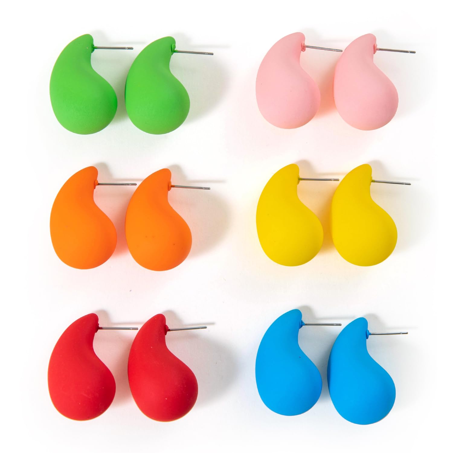 Shining Diva Fashion 6 Pairs Combo Latest Stylish Colorful Earrings for Women and Girls (16028er) (B0DB86N9C5) Amazon Price History, Amazon Price Tracker