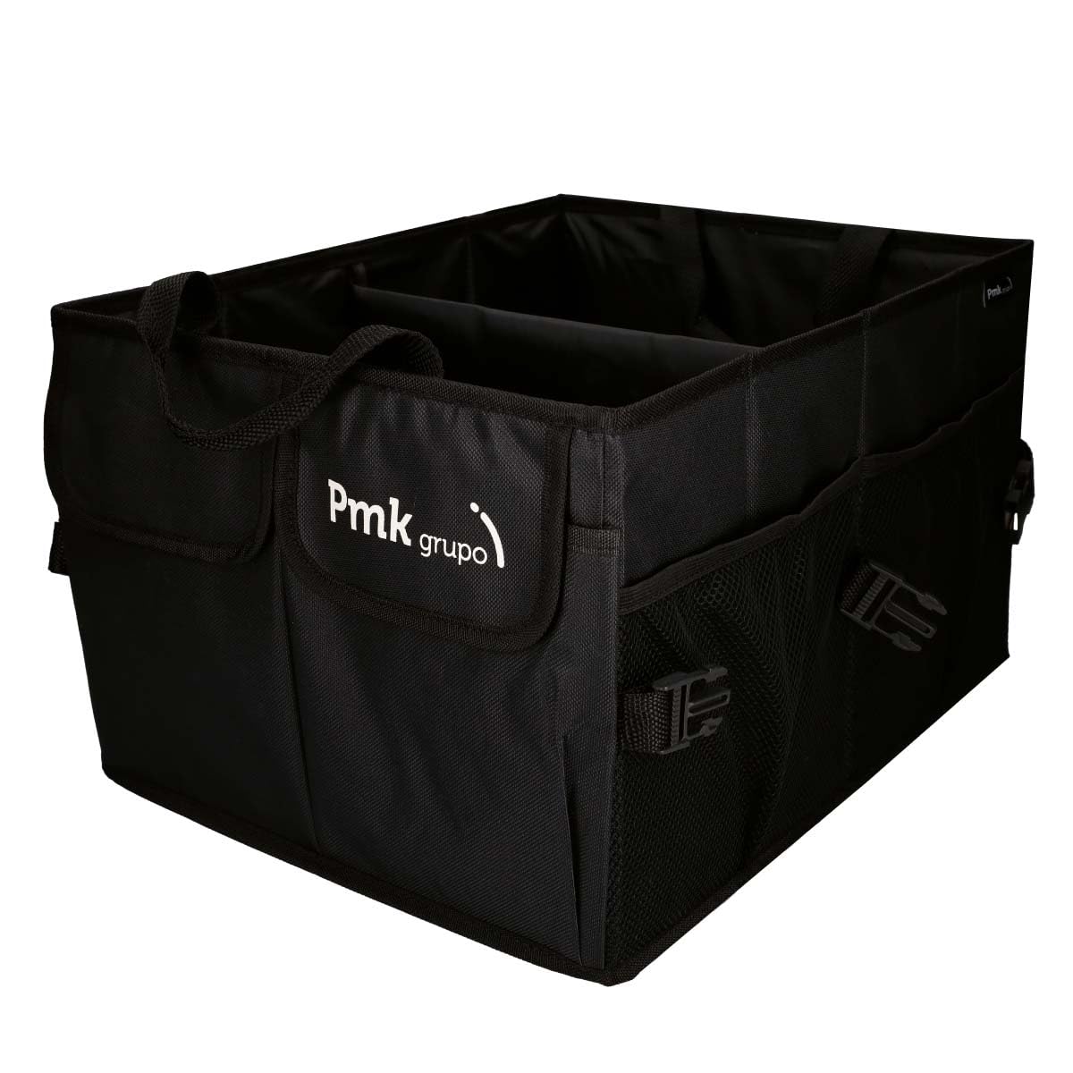 PMK GRUPO - Organizador Maletero Coche | Organizador Coche Impermeable Plegable Gran Capacidad Ajustable - Color Negro - 1 Unidad