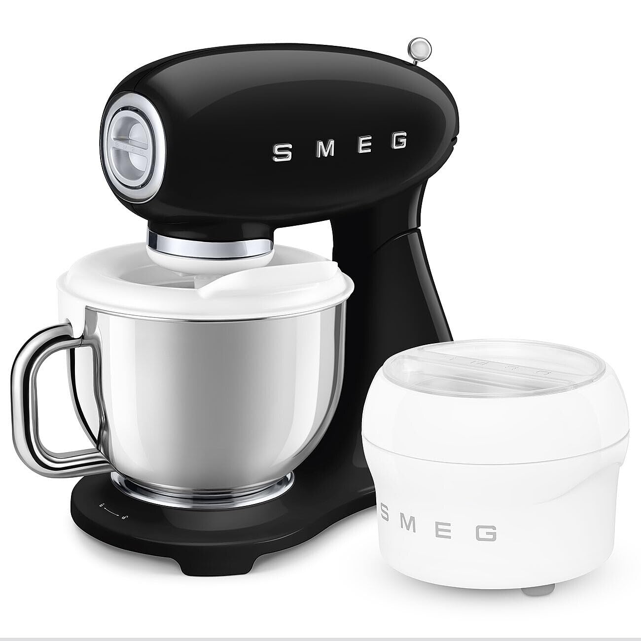 Robot pâtissier 4.8l 1000w noir SMF05BLEU - SMEG