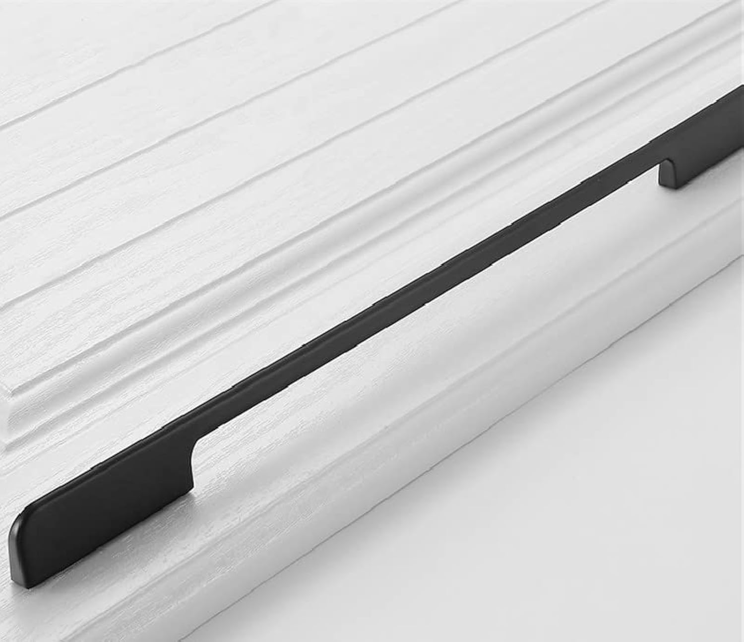 5 Pack Kitchen Cabinet Handles, Solid Black Drawer Pulls, Long Cabinet Hardware for Dresser Furniture (23.62 inch)