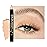 evpct Nude Beige Matte Cream Eye Shadow Sticks Brightener Pencils for Women, Nude Beige Silky Eyeshadow Applicator Stick Pen Waterproof, Blendable Crease-Proof Stick Eyeshadow Matte Eye Makeup 82