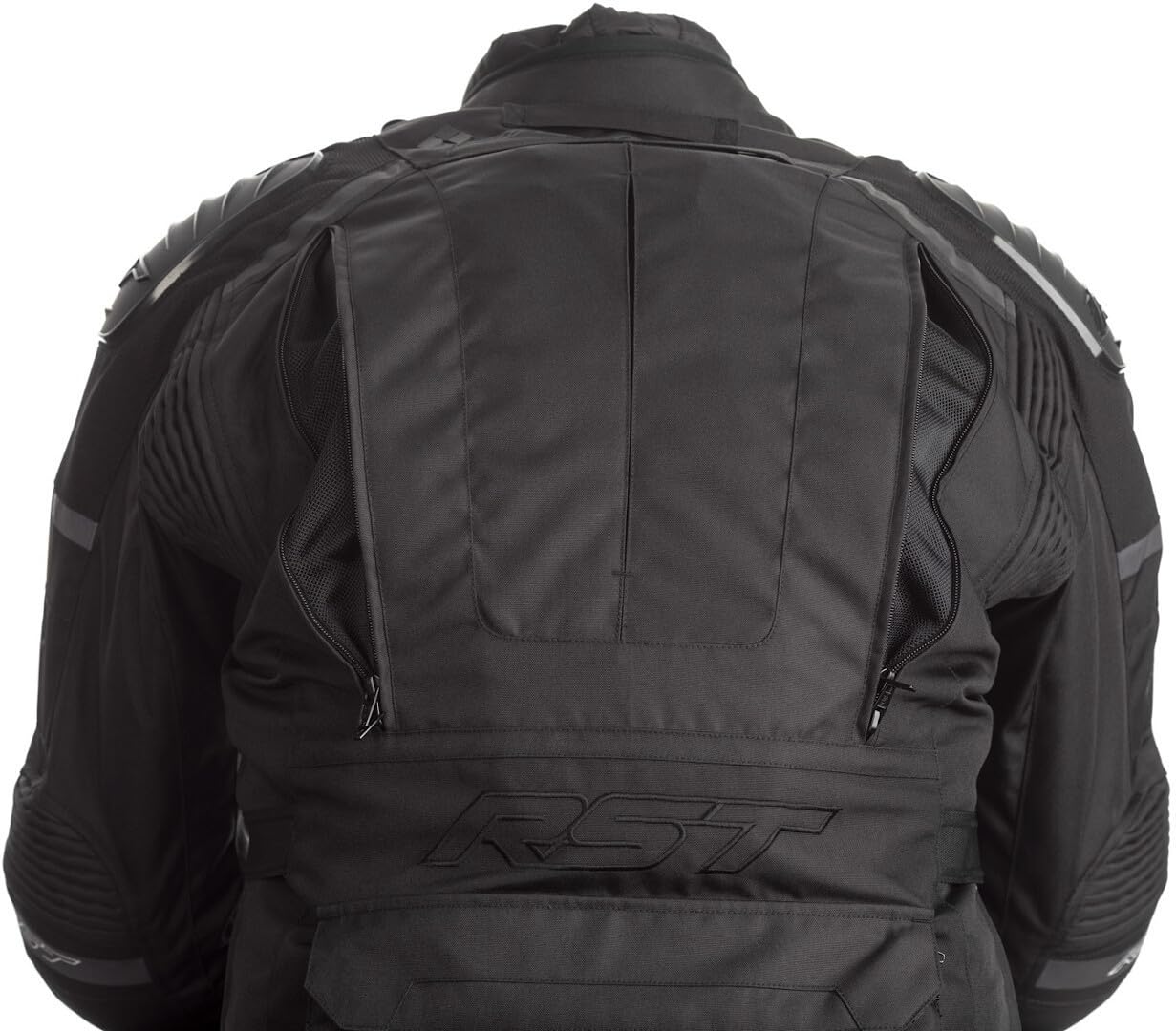 RST Adventure-X Airbag Moto Veste Textile, schwarz, S