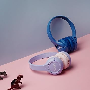 Sudio K1 Kids Wireless Headphones - Safe Volume Limit, Lightweight, Adjustable Fit, Bluetooth 5.0, Long Battery Life, Ideal for Children - Comfortable Over-Ear Design. (Blue)