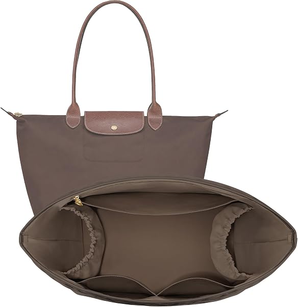 LOUKAYCCI Quilted Purse Organizer Insert for Longchamp Le Pliage M Tote
