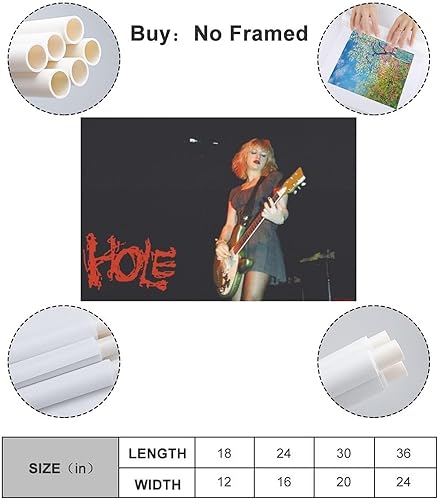 Miniatura 2 de VERMIS Póster de amor con agujero de Courtney para pared, pintura artística decorativa, sala de estar, dormitorio, regalo, sin marco, estilo sin