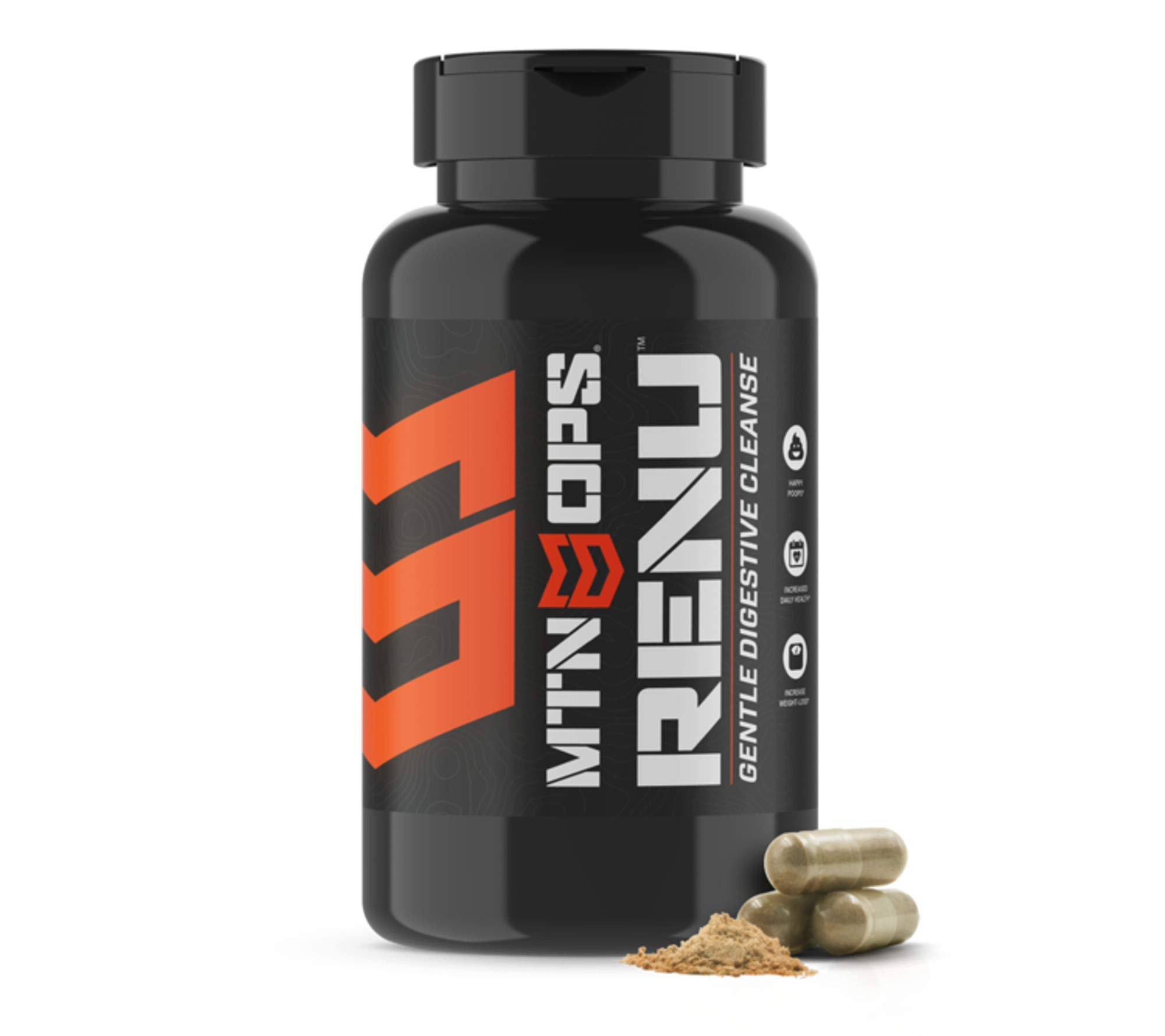 MTN OPS Renu Full Body Detox & Cleanse Capsules - 30 Servings,60 Count (Pack of 1)